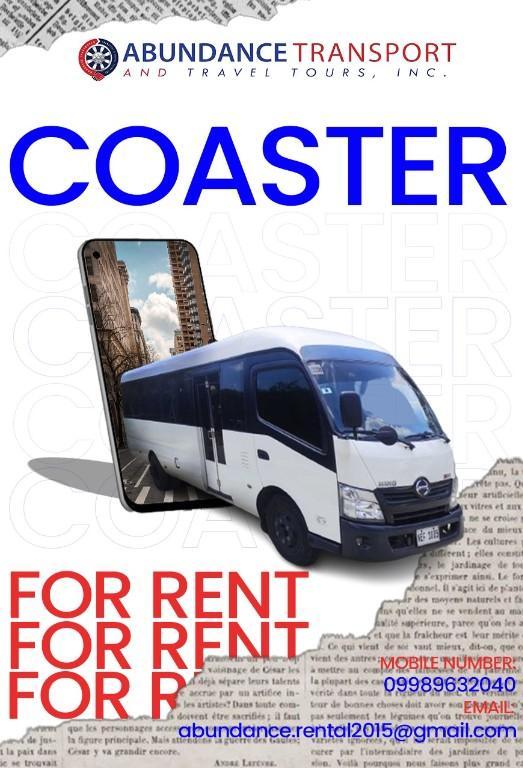 VAN AND COASTER FOR RENT! CALL 09989632040 in Santo Cristo - Image 3