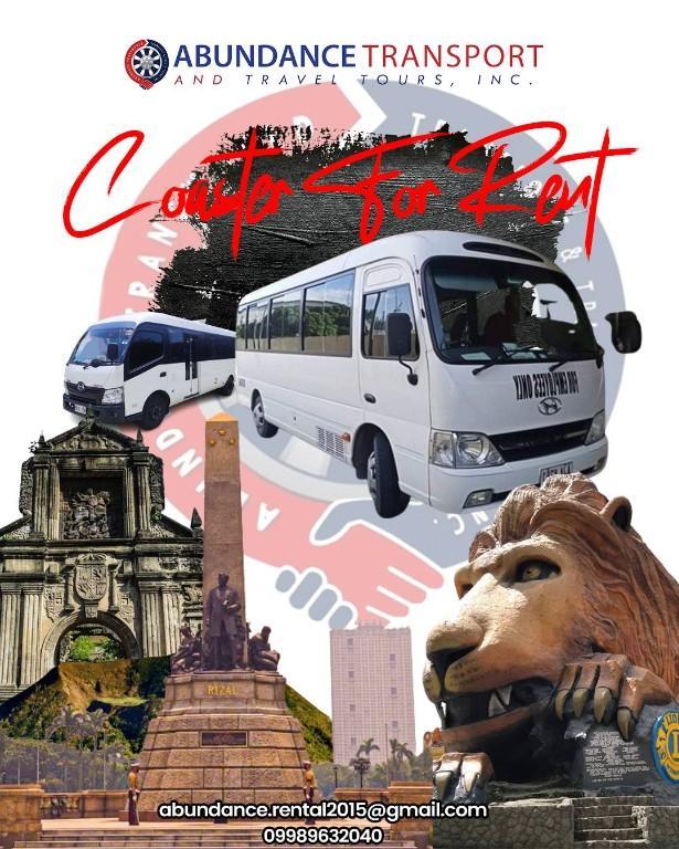 VAN AND COASTER FOR RENT! CALL 09989632040 in Santo Cristo - Image 4