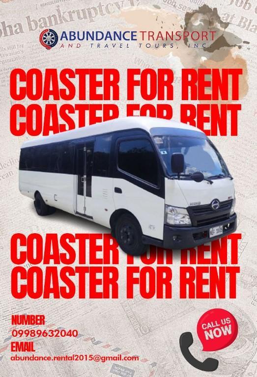 COASTER FOR RENT AT LOWEST PRICE! CALL 09989632040 in Marikina Heights - Image 2