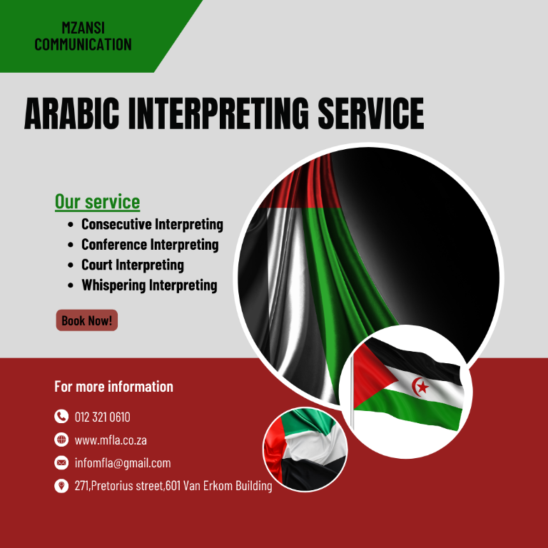 ARABIC INTERPRETING SERVICES IN PRETORIA in Pretoria - Image 1