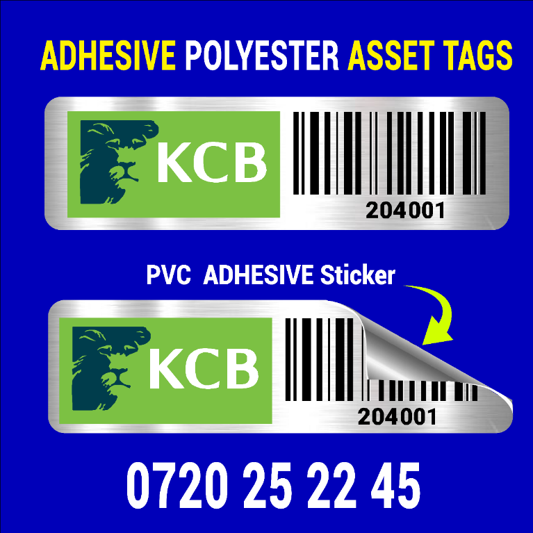 Extremely Adhesive Asset Tag in Kenya - Image 1