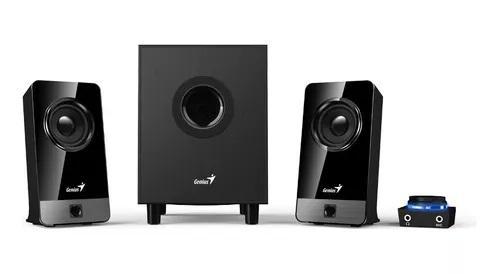 Cornetas Genius Sw-2.1 300x Plug 3.5mm Rms 10 Watts Control en La Guaira - Imagen 2