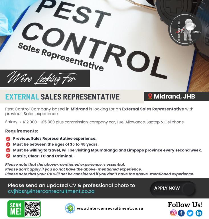 External Sales Representative - Midrand, JHB in Tembisa - Image 1