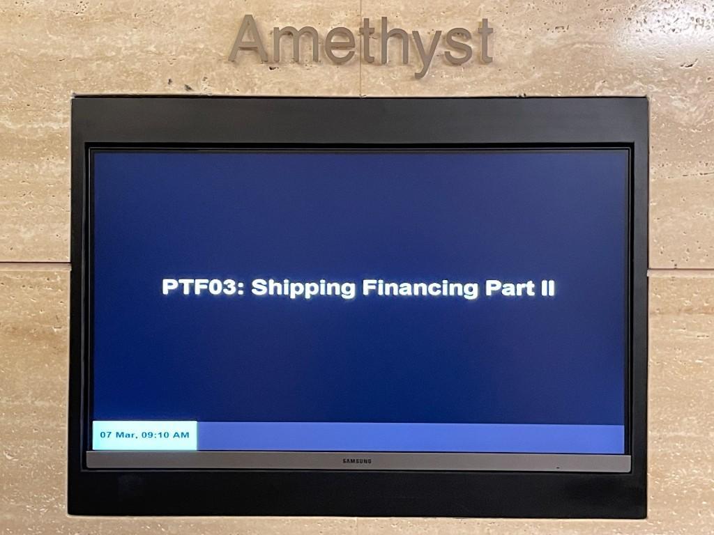 Shipping Financing Part 2 Seminar - Training Program in Singapore - Image 2