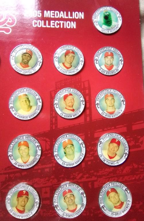 PHILLIES BASEBALL 2005 MEDALLION COLLECTION en Ciudad de Guatemala - Imagen 3