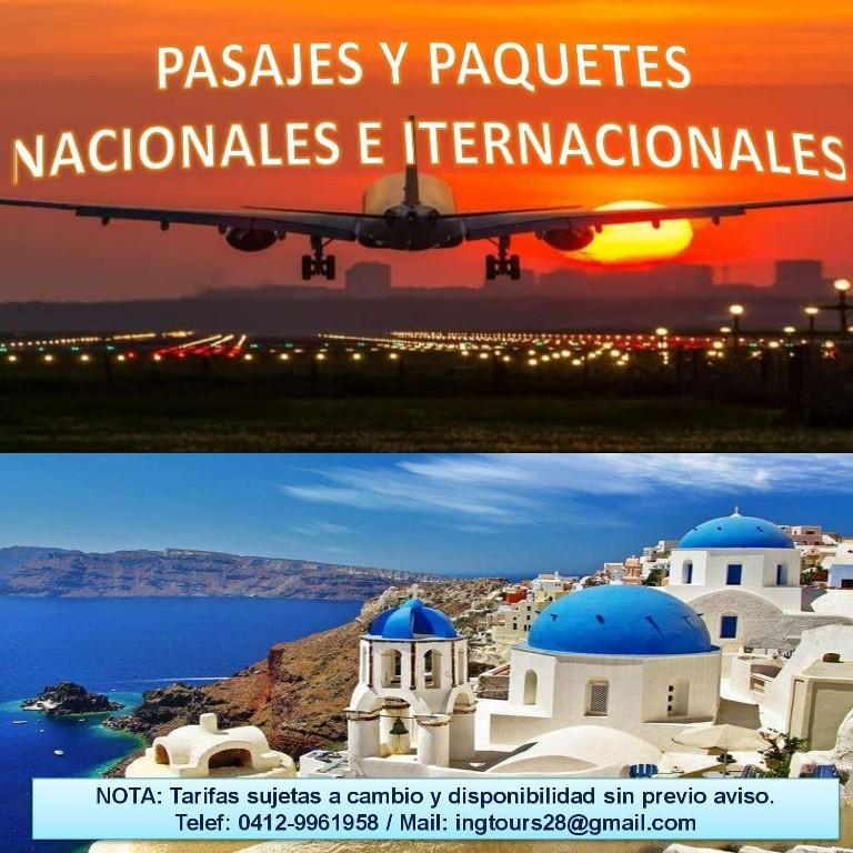 PASAJES NACIONALES E INTERNACIONALES CON LOS MEJORES en Calabozo - Imagen 4