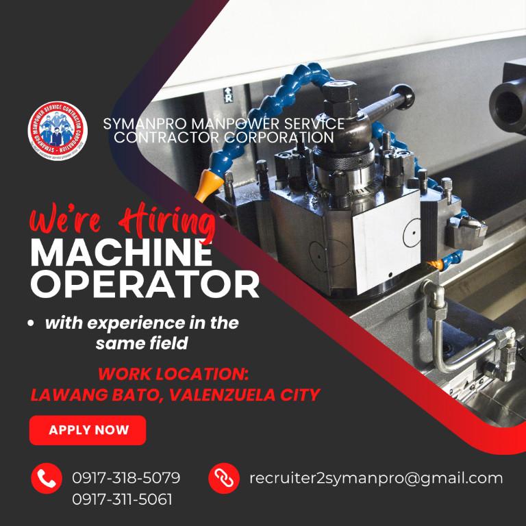 MACHINE OPERATOR in Santa Maria - Image 1