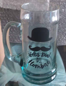 VASO DE CRISTAL CONTRAMARCADO en Girón - Imagen 3