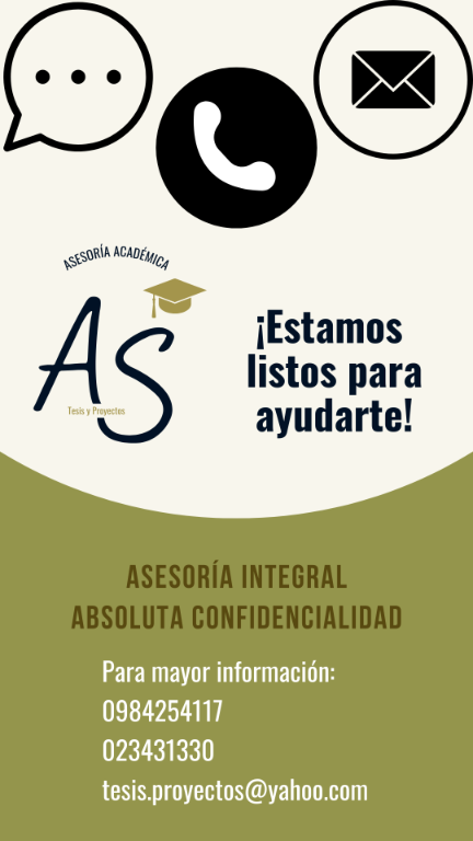 ASESORÍA DE TESIS Y PROYECTOS en Libertad - Imagen 2