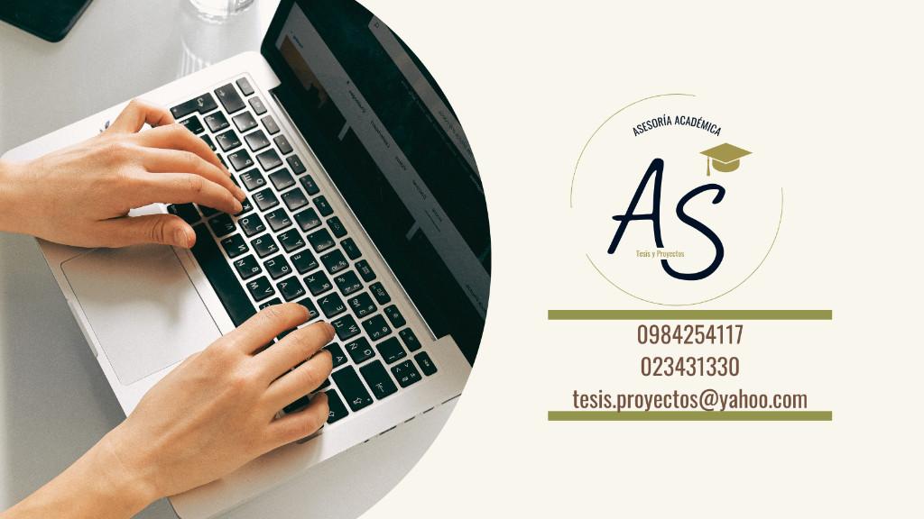 ASESORÍA DE TESIS Y PROYECTOS en Libertad - Imagen 3