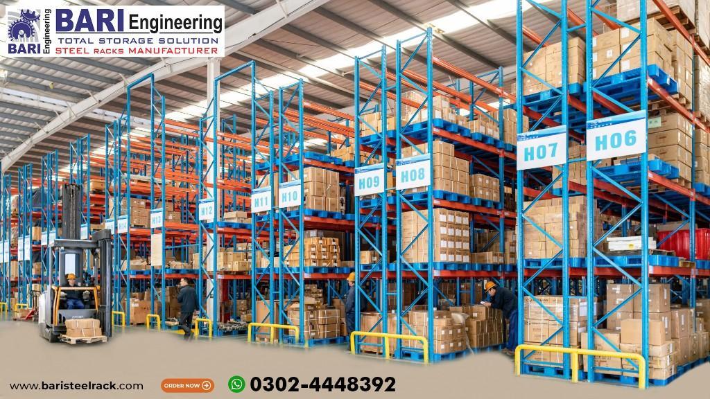Pallet Racks | Bari Industry | Steel Racks Manufacturer in Cantonment - Image 1