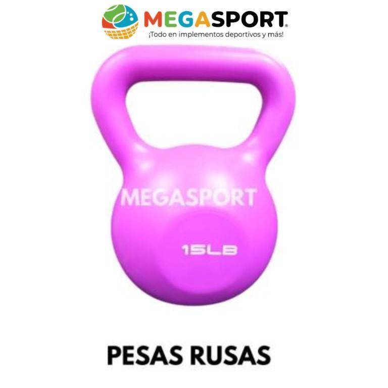 PESAS RUSAS O KETTLEBELL MATERIAL PVC en Ecuador - Imagen 2