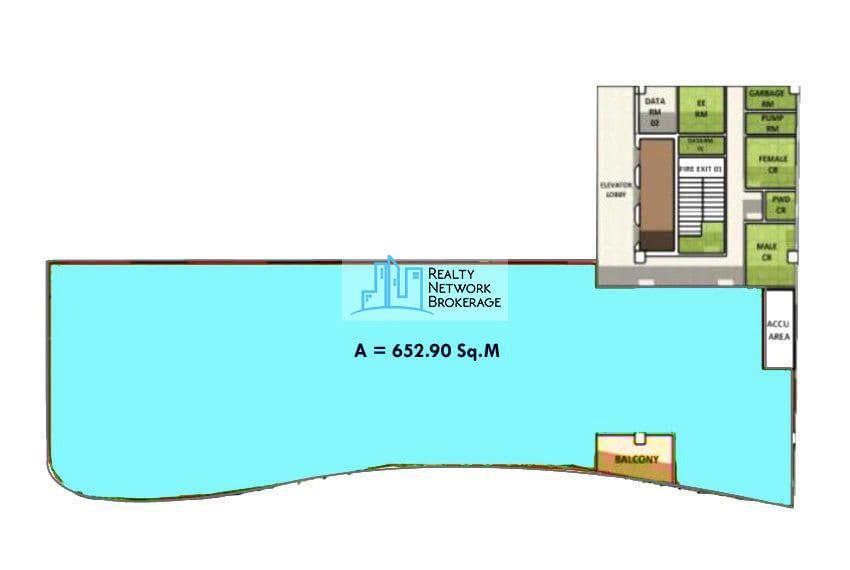 652 SqM For Rent Bare Office Space In Mandaue City in Cebu City - Image 7