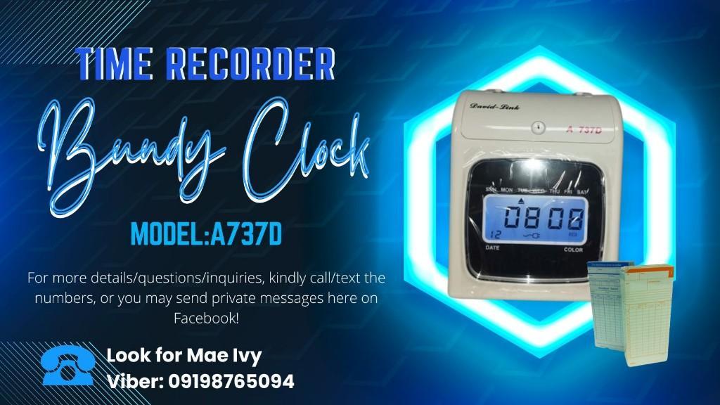 Bundy Clock Time Recorder with Free Time Card in Pasig - Image 1