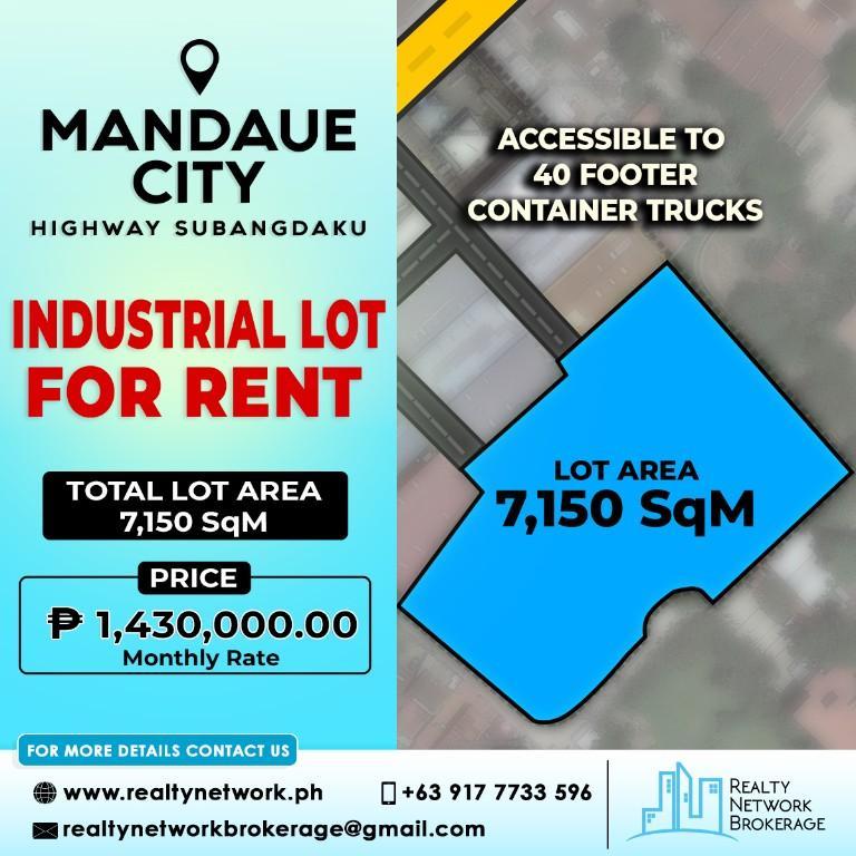 7150 SqM Industrial Lot For Rent In Subangdako Mandaue in Liloan - Image 2