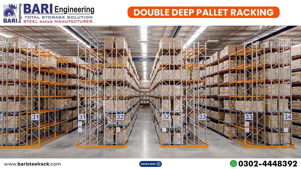 Double Deep Pallet Racking | Industrial Pallet Racking | Bari in Cantonment - Image 1