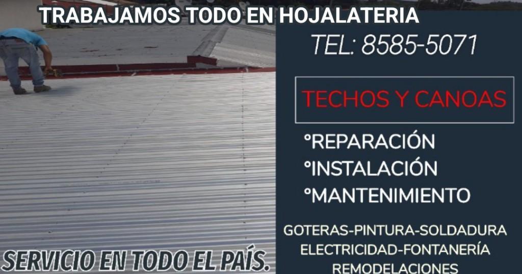 TODO EN CANOAS, BOTAGUAS, BAJANTES Y MÁS. REPARACIÓN DE TECHOS.. en San Pablo - Imagen 1