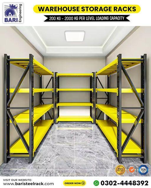 Bulk Rack | Heavy Duty Rack | Industrial Store Room Racks in Lahore - Image 1