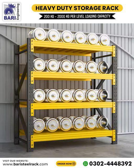 Bulk Rack | Heavy Duty Rack | Industrial Store Room Racks in Lahore - Image 2