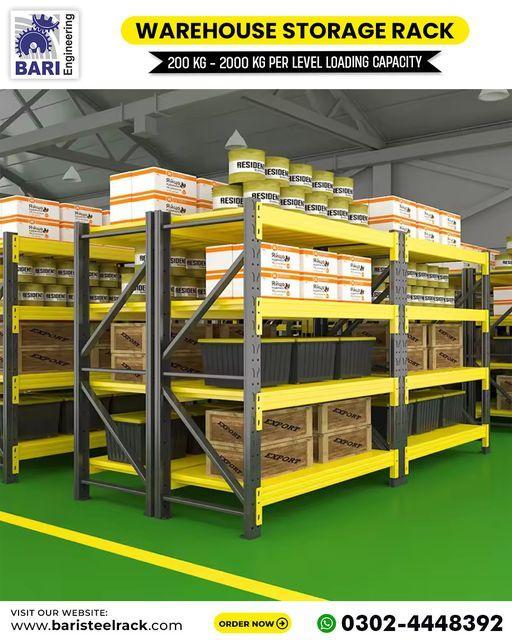 Bulk Rack | Heavy Duty Rack | Industrial Store Room Racks in Lahore - Image 5