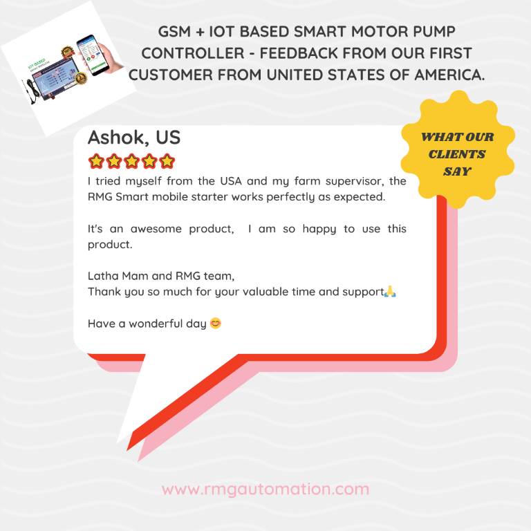 IOT Based Smart GSM Motor Pump controller (Smart Mobile Starter) in Anna Nagar - Image 6