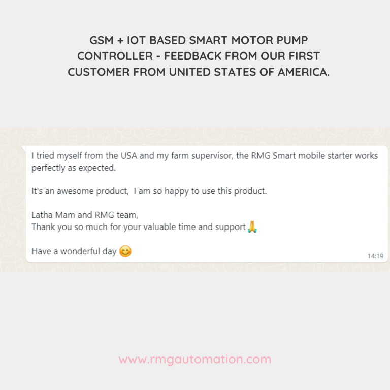 IOT Based Smart GSM Motor Pump controller (Smart Mobile Starter) in Anna Nagar - Image 7