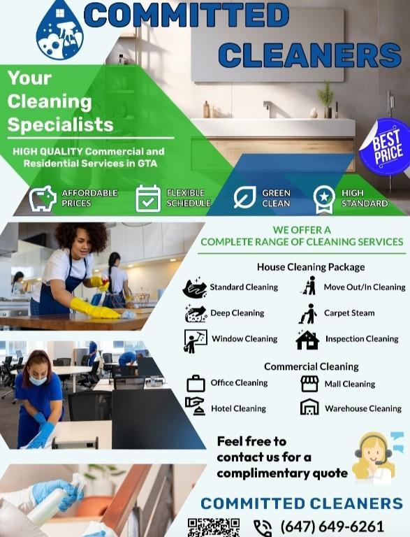 Cleaning services in Brampton - Image 1