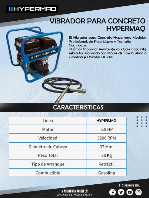 SE VENDE O RENTA VIBRADOR PARA COCRETO PROFESIONAL. en Tulum - Imagen 2