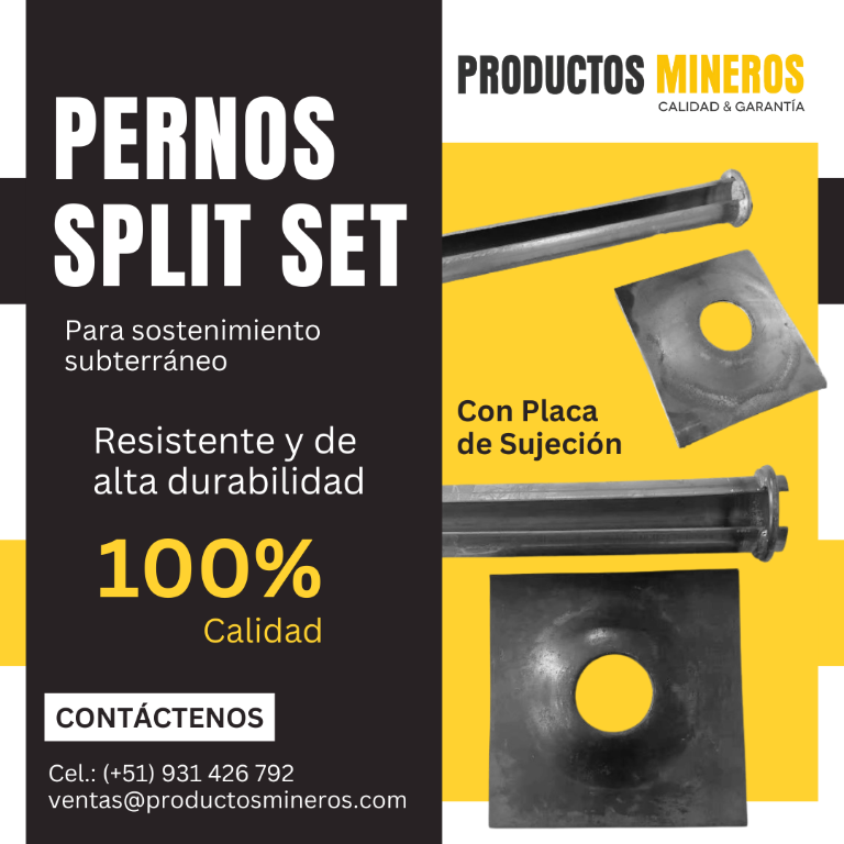 PROVEEDORES – PERNOS SPLIT SET en La Peca - Imagen 1