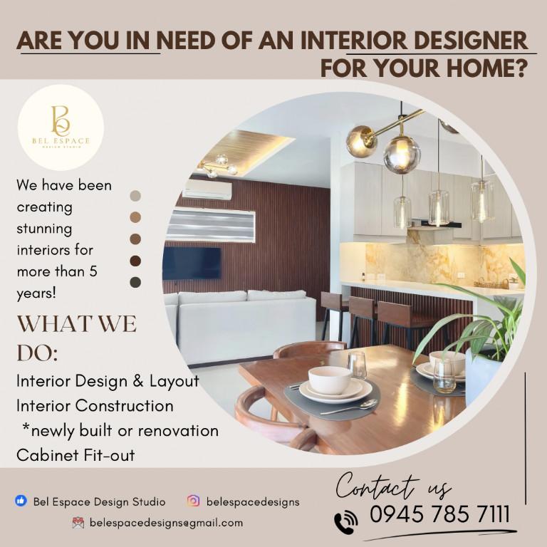 NEED OF INTERIOR DESIGN SPECIALIST in Cebu City - Image 1