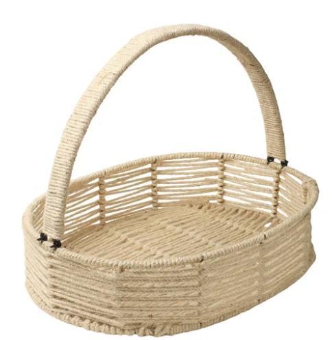 Fully Covered Cotten Rope & Metal Oval Hamper Basket - Nice Pac in Shāhdara - Image 1
