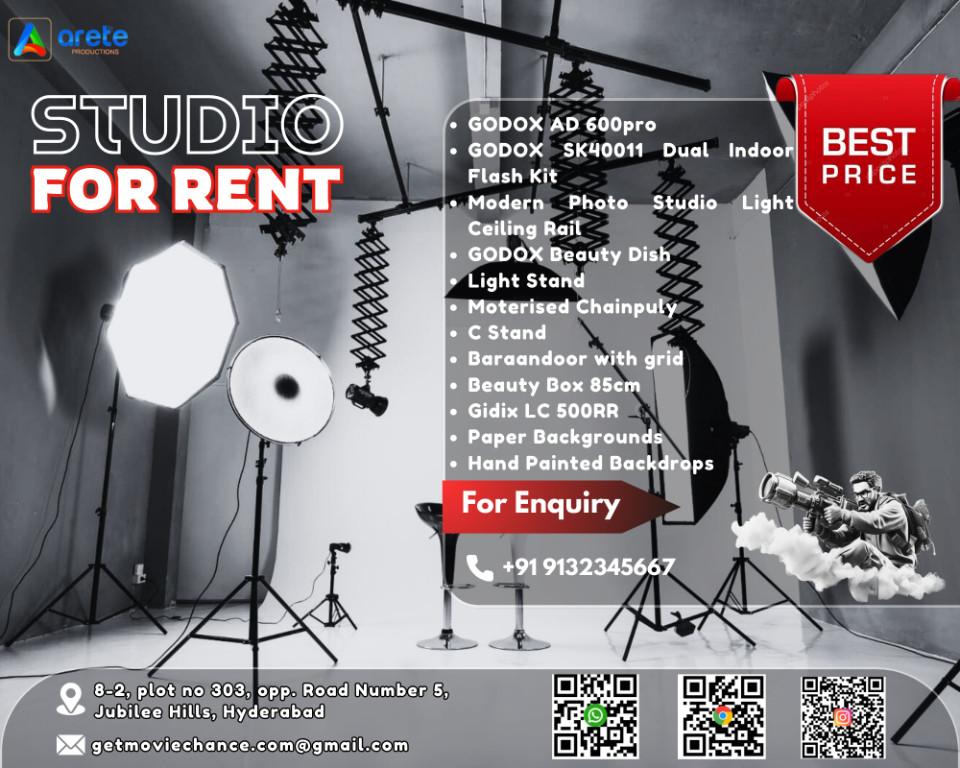 Studio For Rent in Hyderabad - Image 1