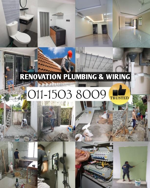 RENOVATION PLUMBING WIRING in Selayang Baru - Image 1