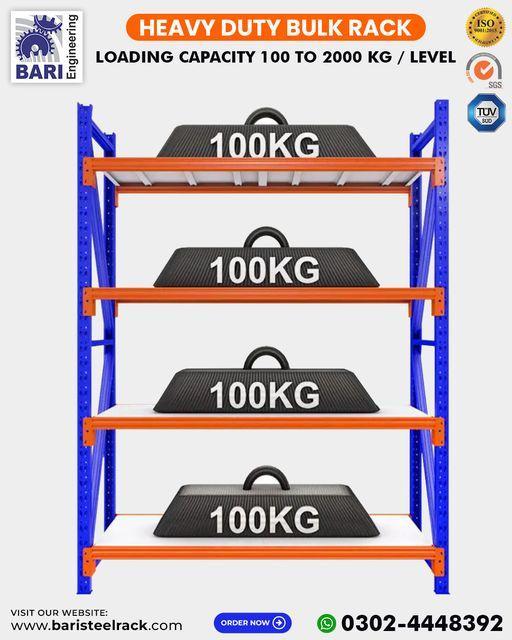 Workshop Heavy Duty Bulk Rack | Warehouse Storage Rack in Lahore - Image 3