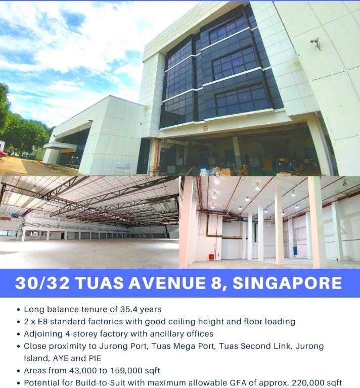 Tuas Avenue 8 detached Fty For Rent in Jurong West - Image 1