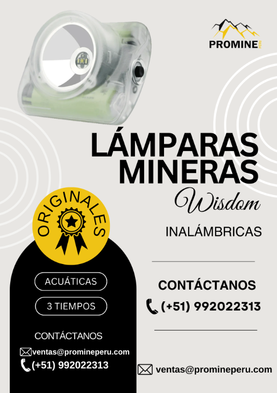 LÁMPARAS MINERAS WISDOM | ORIGINALES | INALÁMBRICAS | PROMINE en Perú - Imagen 1