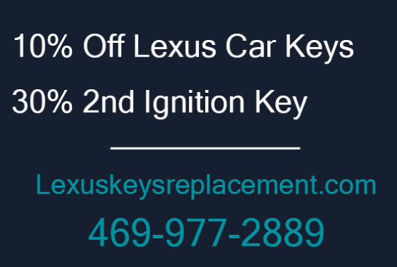 Lexus Keys Replacement in Richardson - Image 1