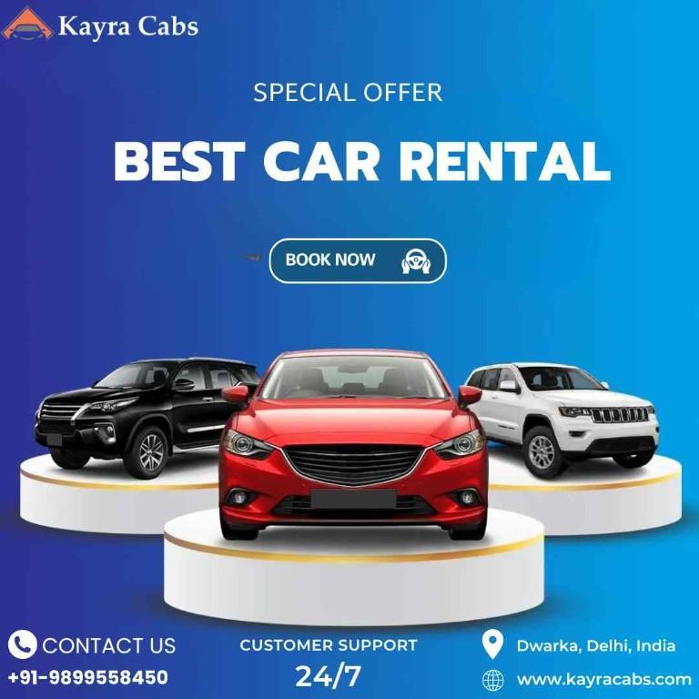 Get Affordable Car Rentals at Kayracabs With Customer Support in Bahādurgarh - Image 1