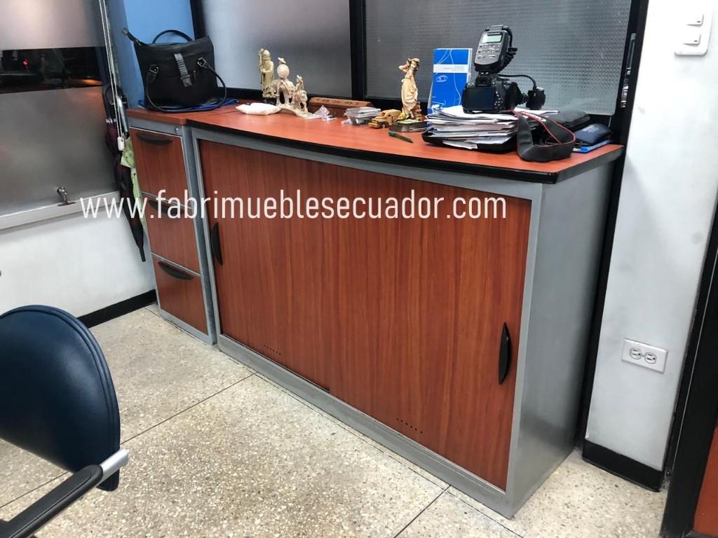 CREDENZAS EN MELAMINA EJECUTIVAS PARA OFICINAS en Cayambe - Imagen 2