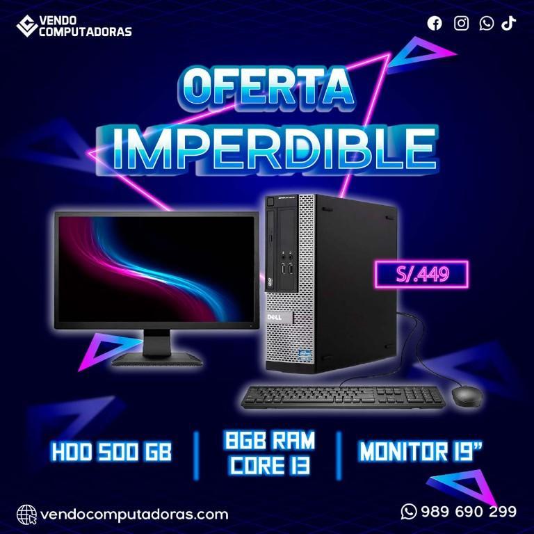 ¡PC CORE I3 CON ACCESORIOS! en Jaén - Imagen 1