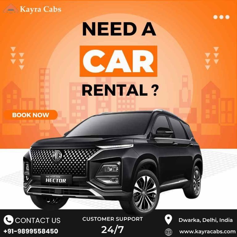 Kayracabs Get Car Rentals With 24/7 Customer Support in Bahādurgarh - Image 1