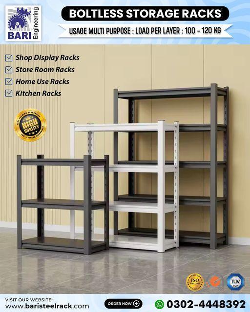 Store Room Rack | Adjustable Rack | Boltless Storage Rack | Home in Lahore - Image 3