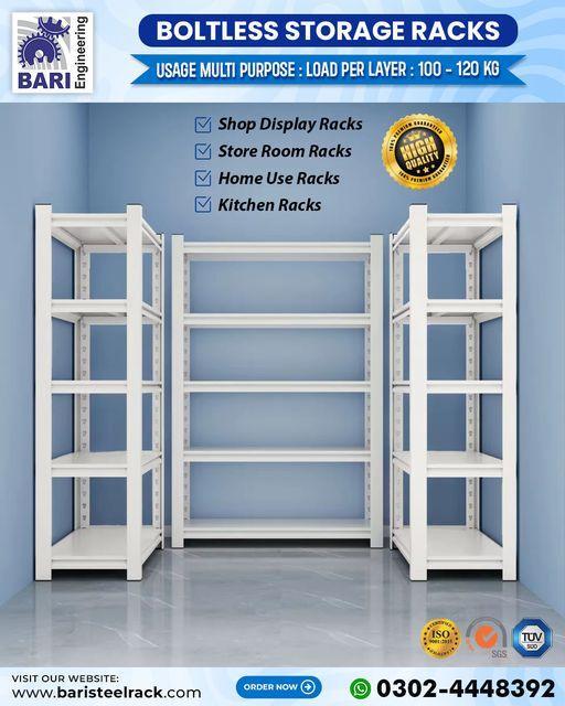 Store Room Rack | Adjustable Rack | Boltless Storage Rack | Home in Lahore - Image 5