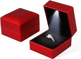 red soft LED proposal ring box exudes elegance in Nairobi - Image 2