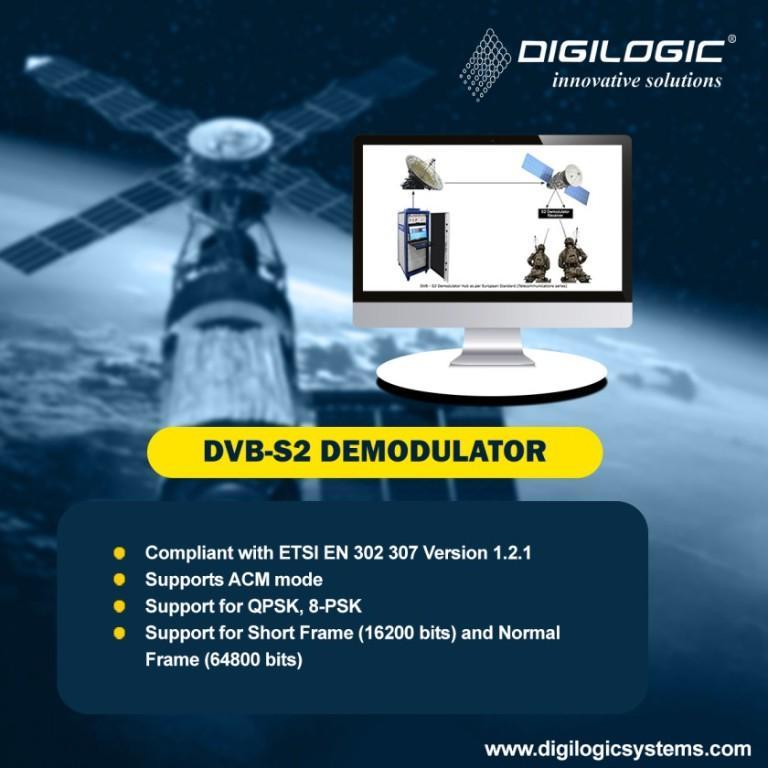 DVB-S2 Demodulator from Digilogic Systems in Ghatkesar - Image 1
