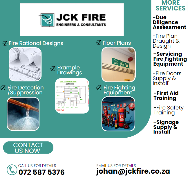 Fire Rational Design Services & Fire Safety Compliance Services in Johannesburg - Image 1