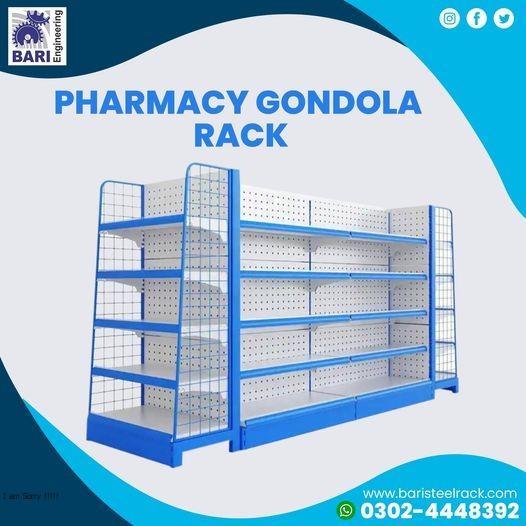Pharmacy Gondola Rack | Pharmacy Gondola With End Rack |Pharmacy in Lahore - Image 2