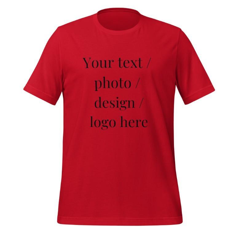 Custom Front/Back T-Shirt–Personalized T-Shirt with Your Text in Drogheda - Image 1