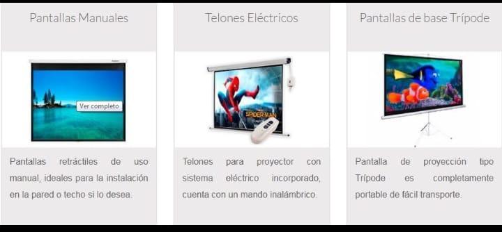 TELONES PARA PROYECTOR en Envigado - Imagen 2