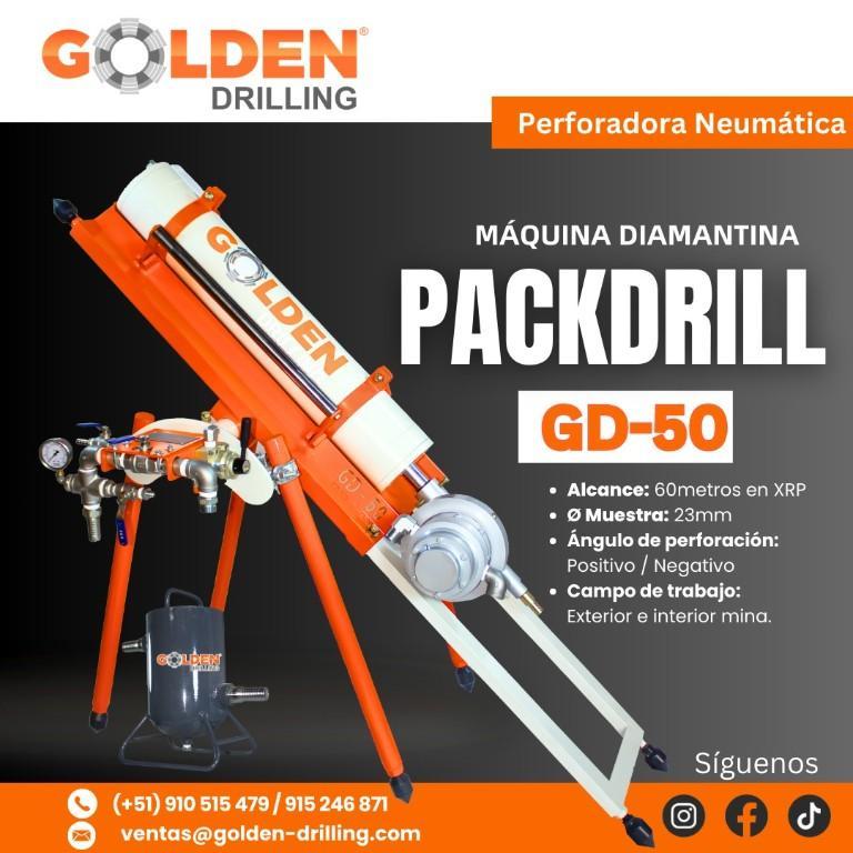 PACKDRILL PERFORADORA DIAMANTINA GD - 50 en Ilo - Imagen 1